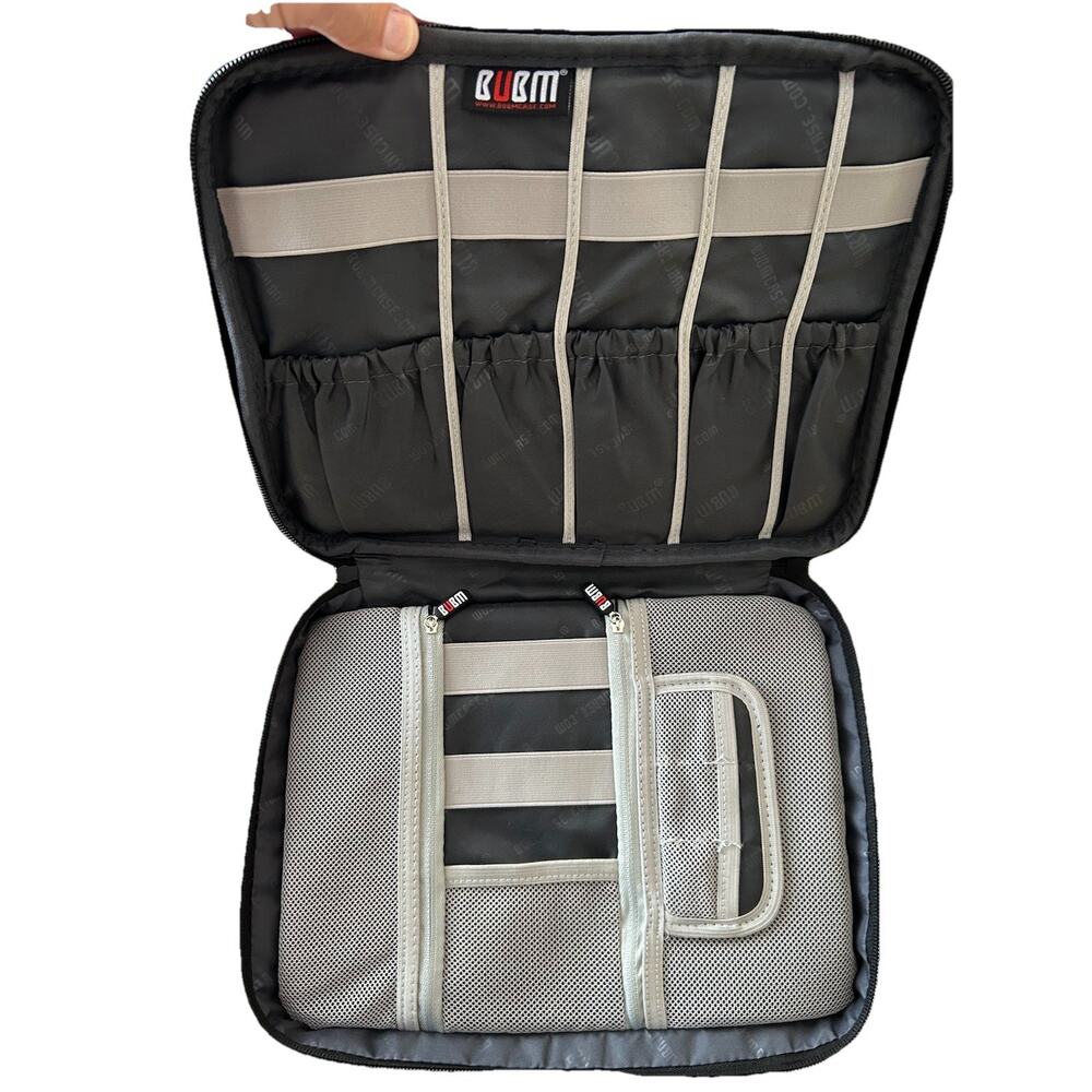 Bubm 12'' Large Double Layer Waterproof Handbag T… - image 1